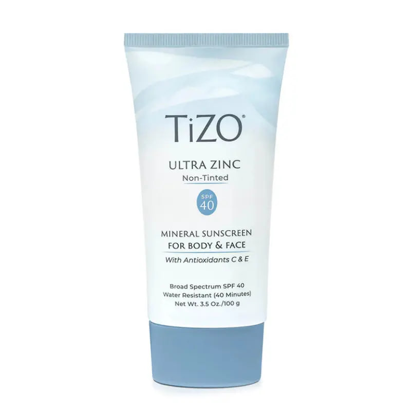TiZO Ultra Zinc Body & Face Non-Tinted SPF 40 100ml - Мінеральний сонцезахисний крем для обличчя та тіла без відтінку TiZO Ultra Zinc Body & Face Non-Tinted SPF 40 100ml - Мінеральний сонцезахисний крем для обличчя та тіла без відтінку